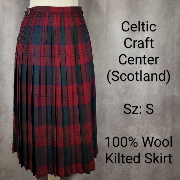 Celtic Craft Centre Skirts Season Sale 0 Wool Kilted Skirt From